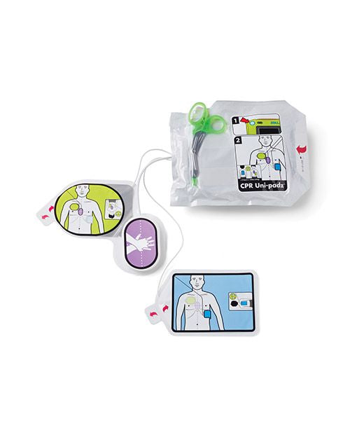 CPR Uni-Padz III Universal (Adult/Pediatric) Electrodes Open Package View
