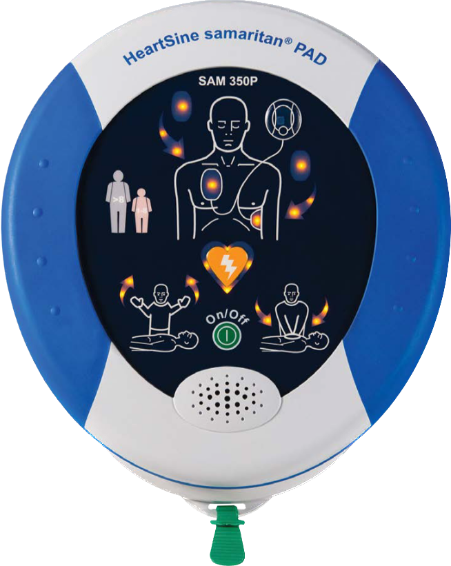 HeartSine Samaritan PAD (Public Access Defibrillator) 350P Automated External Defibrillator Semi-Automatic AED