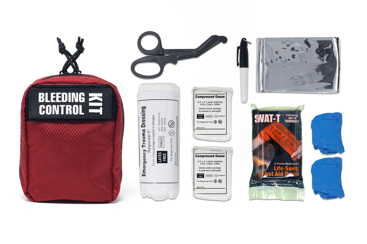 Bleeding Control Injector Bleeding Control Kit - Standard – The AED Store