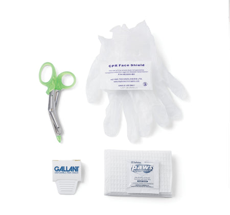 CPR Uni-Padz III Universal (Adult/Pediatric) Electrodes Rescue Kit Contents