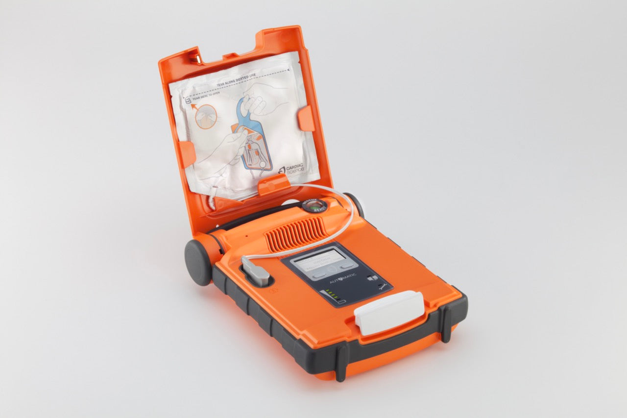 Cardiac Science Powerheart G5 AED with Lid Open