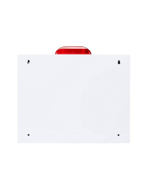 Compact AED Wall Cabinet with Alarm and Strobe - Back View