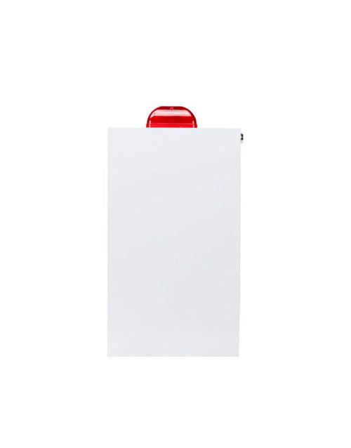 Compact AED Wall Cabinet with Alarm and Strobe - Side View