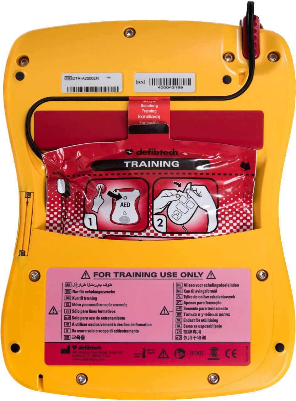 Defibtech Lifeline VIEW AED Trainer - Back