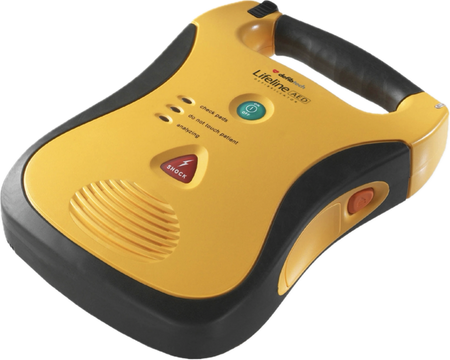 Defibtech Lifeline Automated External Defibrillator AED Front/Side