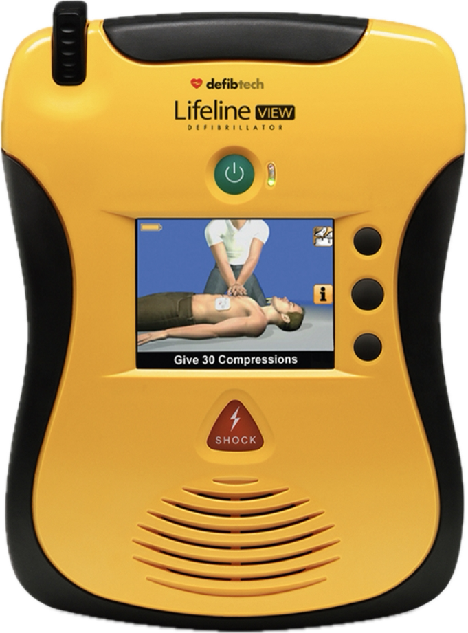 Defibtech Lifeline VIEW Semi-Automatic AED - Front View