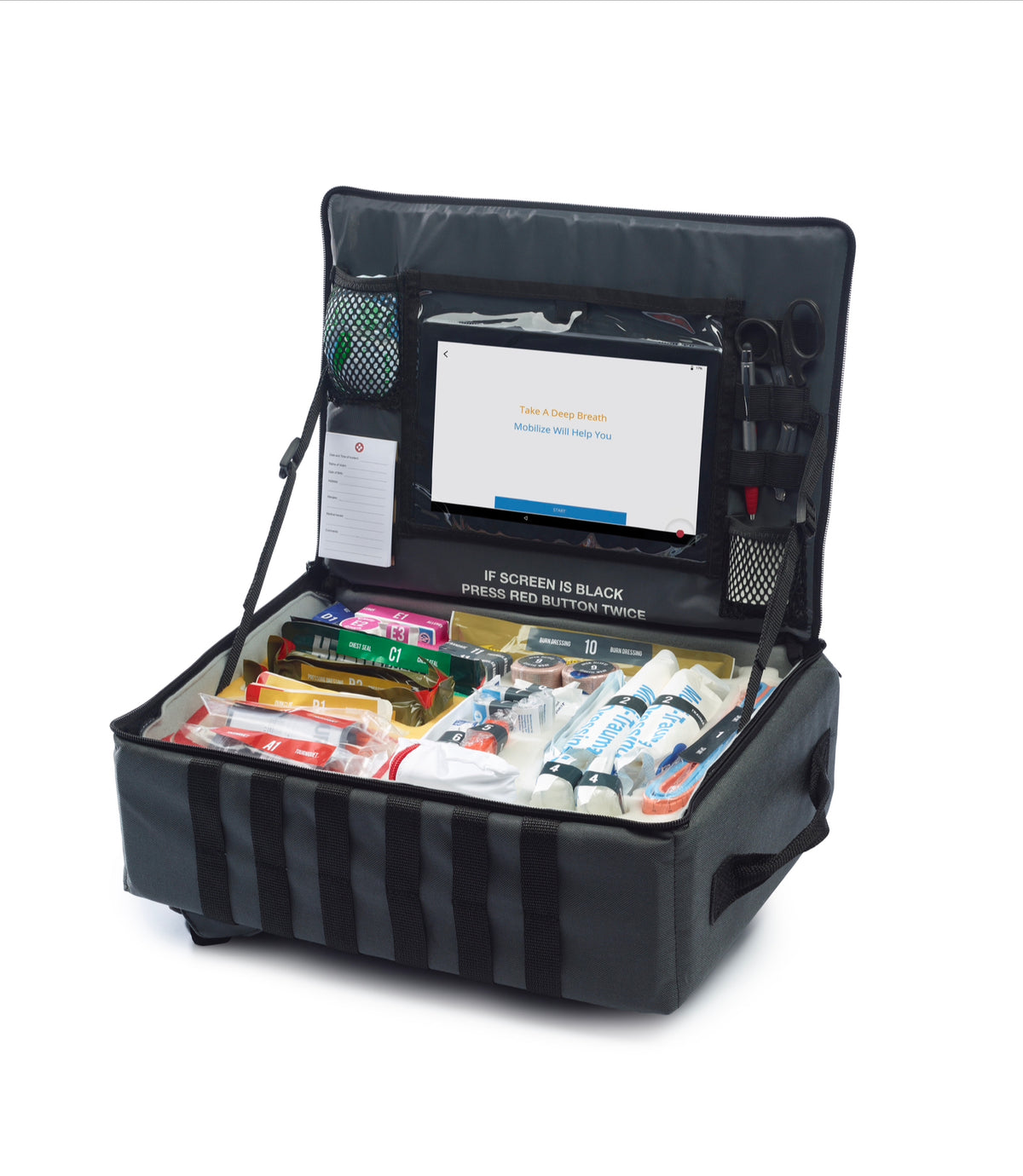 Auto Mobile Rescue Box Mobilize Mobile Rescue System | Trauma Kit – The AED Store