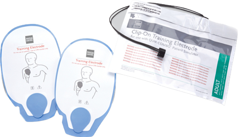 Physio-Control LIFEPAK 1000 Defibrillator Clip-On Training Electrodes