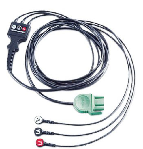 Physio-Control LIFEPAK 1000 automated external defibrillator AED 3-Wire ECG Cable