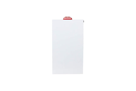 Standard AED Wall Cabinet with Alarm and Strobe Side View 