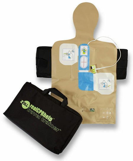 ZOLL AED 3 CPR Uni-Padz Travel Trainer and case