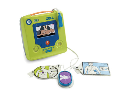 ZOLL AED 3 Trainer with Training AED CPR Uni-Padz Shown