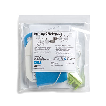 ZOLL AED Plus CPR-D-Padz CPR Training Electrode Pads in package 