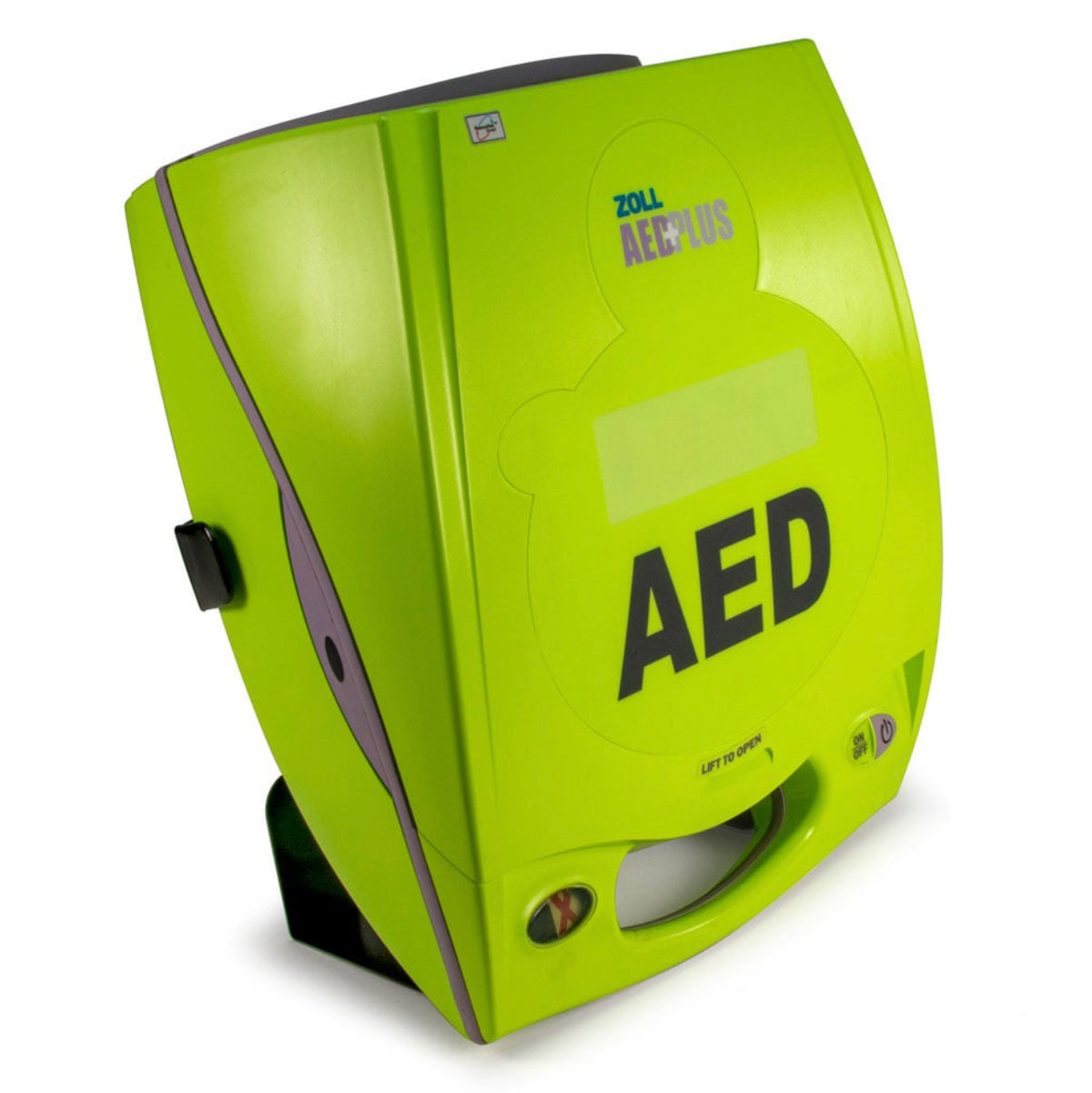 ZOLL AED Plus Mounting Bracket holding the AED Plus Defibrillator 