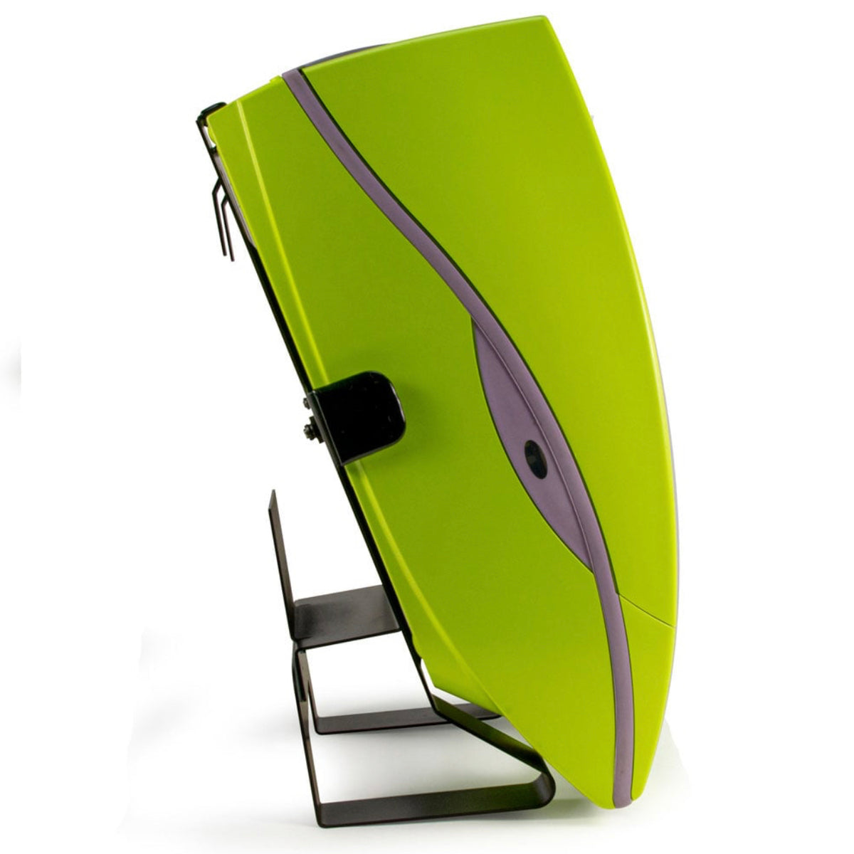 ZOLL AED Plus Mounting Bracket holding the AED Plus Defibrillator Side View 