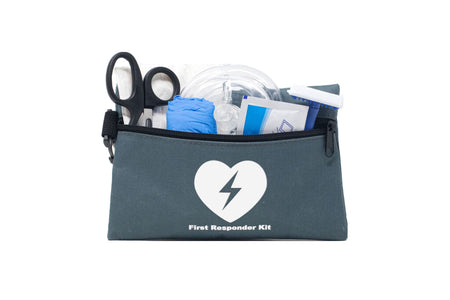 AED Responder Kit Grey Open